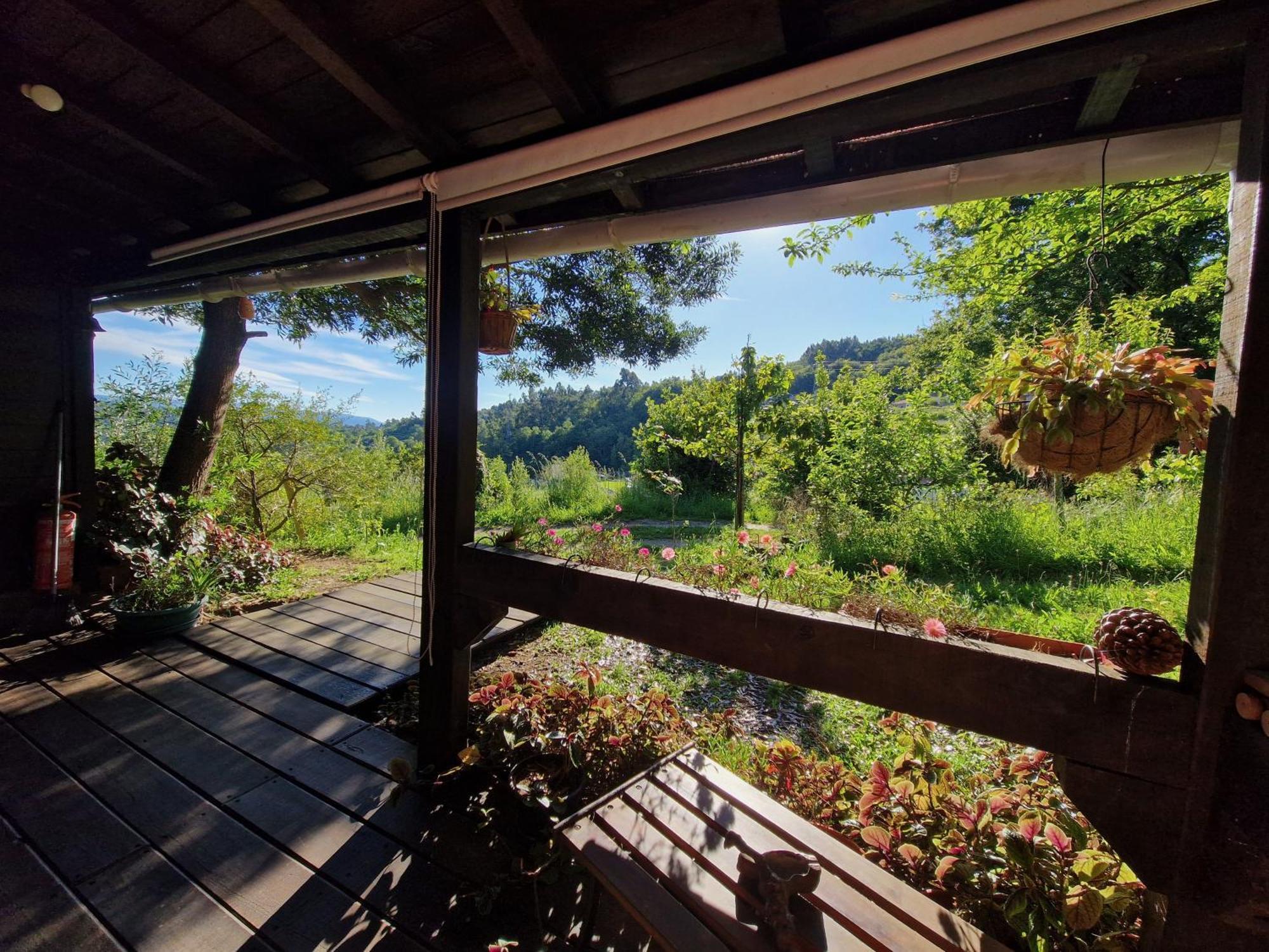 O Cantinho De Coura - A Cabana ปาเรเจส เจ โครา ภายนอก รูปภาพ